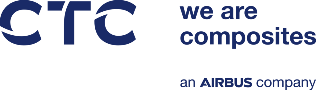Blauer Schriftzug der Firma CTC we are composites,